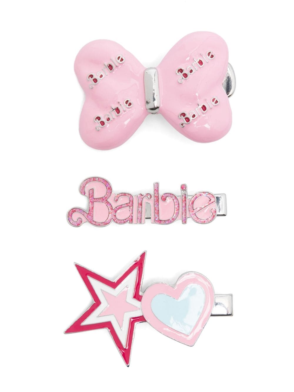 Set di 3 fermacapelli x Barbie - Rubino Kids