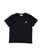 Set di 3 T-shirt per bambino Moncler Enfant multicolor con applicazione logo sul petto - Rubino Kids