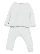 Set di camicia maglione e pantaloni per neonato Petit Bateau azzurro con dettagli ricamati - Rubino Kids