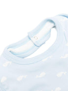 Set di due bavaglini per neonato Petit Bateau azzurri con fantasie diverse - Rubino Kids