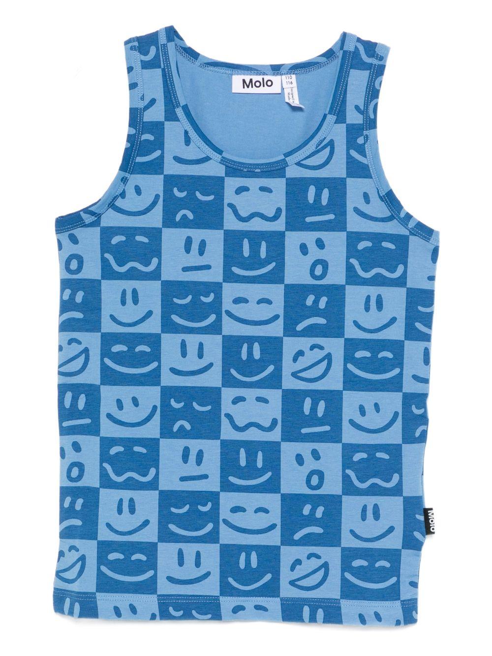 Set di due canotte per bambino Molo azzurre con diverse fantasie - Rubino Kids