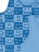 Set di due canotte per bambino Molo azzurre con diverse fantasie - Rubino Kids