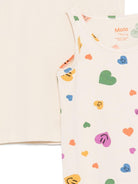 Set di due canottiere per bambina Molo beige con fantasie diverse - Rubino Kids