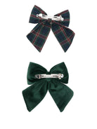 Set di due fermagli per capelli per bambina MIMI & LULA multicolore con chiusura a clip - Rubino Kids