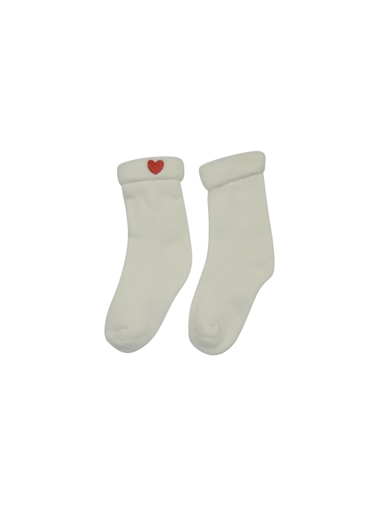 Set di due paia di calzini per neonati Petit Bateau multicolore con dettaglio cuore - Rubino Kids