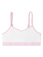 Set di due reggiseni per bambina Polo Ralph Lauren Kids rosa con ruches - Rubino Kids