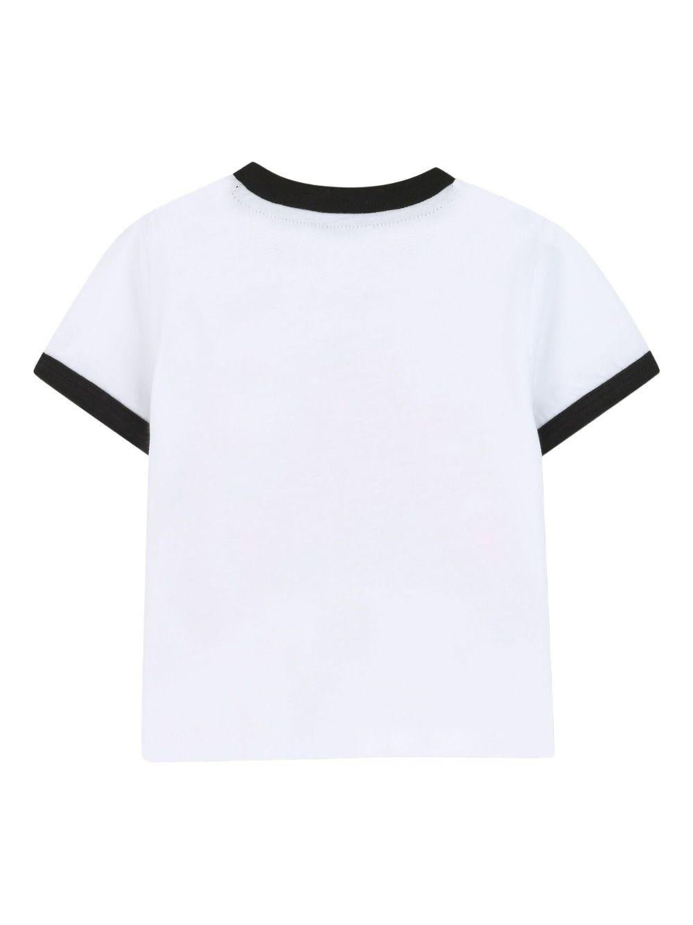 Set di due t-shirt per neonato Kenzo Kids multicolore con stampa tigre - Rubino Kids