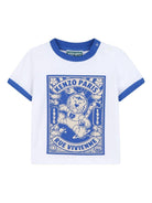 Set di due t-shirt per neonato Kenzo Kids multicolore con stampa tigre - Rubino Kids