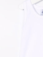 Set di due tutine per neonati Petit Bateau bianche con scollo rotondo - Rubino Kids