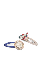 Set di quattro fermagli per capelli per bambina MIMI & LULA multicolore con motivo circense - Rubino Kids