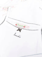 Set di sette canotte per neonata Bonpoint bianche con dettaglio fiocco - Rubino Kids