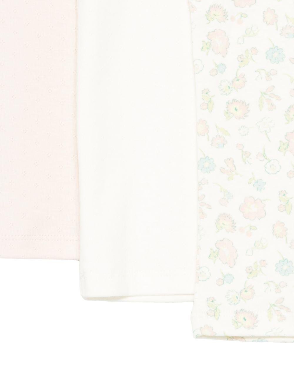 Set di tre canotte per bambina Bonpoint multicolor con fantasie diverse - Rubino Kids