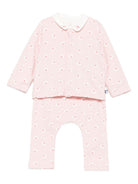 Set di tre per neonata Petit Bateau rosa con stampa floreale - Rubino Kids