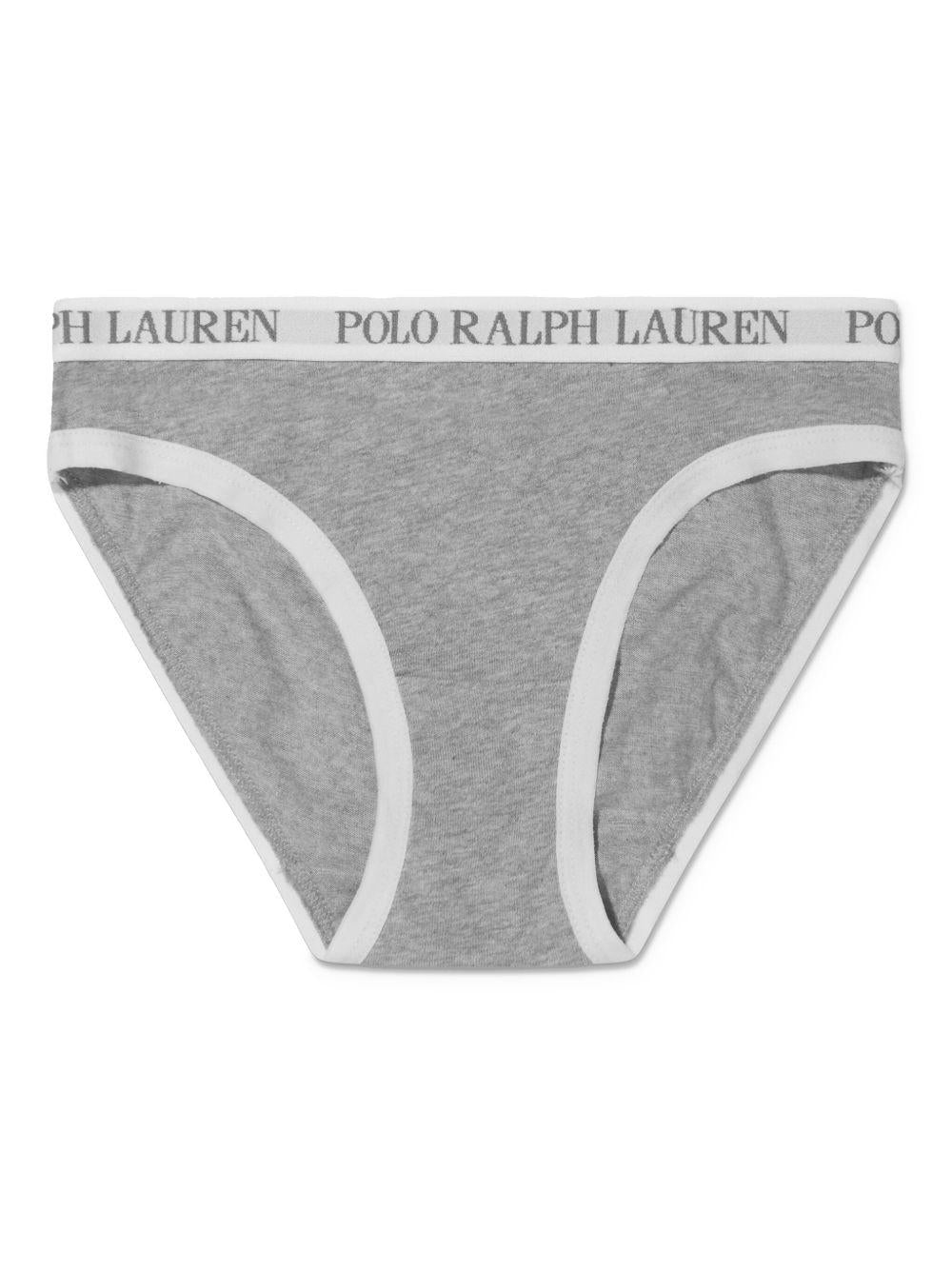 Set di tre slip per bambina Polo Ralph Lauren Kids multicolore con vita - Rubino Kids