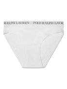 Set di tre slip per bambina Polo Ralph Lauren Kids multicolore con vita - Rubino Kids