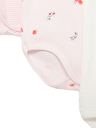 Set di tre tutine per neonata Petit Bateau rosa con fantasie diverse - Rubino Kids