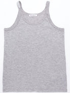 Set due canotte per bambino Dolce & Gabbana Kids grigio con targhetta logo - Rubino Kids