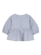 Set due pezzi per neonata Kenzo Kids blu a righe - Rubino Kids