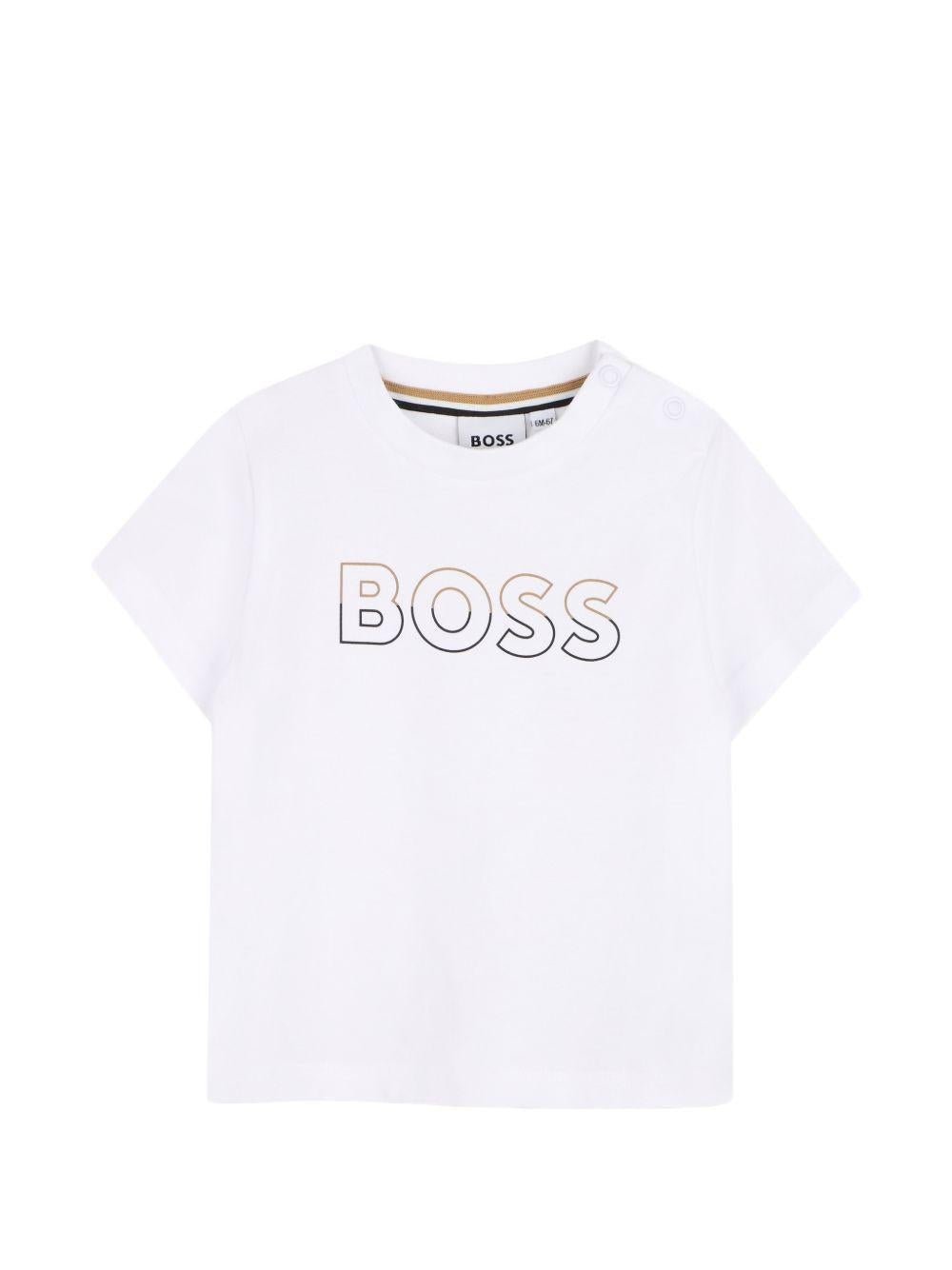 Set due pezzi per neonato Boss Kids multicolore con chiusura con coulisse - Rubino Kids