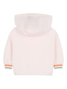 Set felpa e joggers per neonata Billieblush rosa con motivo a cuori a contrasto - Rubino Kids