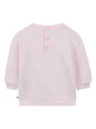 Set felpa e pantaloni per neonata Billieblush rosa con stampa Love - Rubino Kids