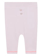 Set felpa e pantaloni per neonata Billieblush rosa con stampa Love - Rubino Kids