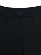 Set felpa e pantaloni sportivi per bambino Emporio Armani Kids blu con cappuccio - Rubino Kids