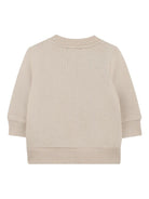 Set felpa e pantaloni sportivi per neonato Kenzo Kids beige con design grafico a elefante - Rubino Kids