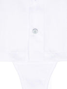 Set in raso per neonato La Stupenderia bianco con colletto classico - Rubino Kids