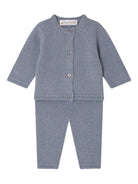 Set Jeannot per neonato Bonpoint grigio in cashmere - Rubino Kids