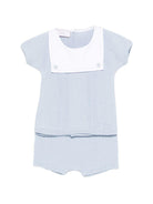 Set maglia con shorts per neonato Paz Rodriguez azzurro con bottoni - Rubino Kids