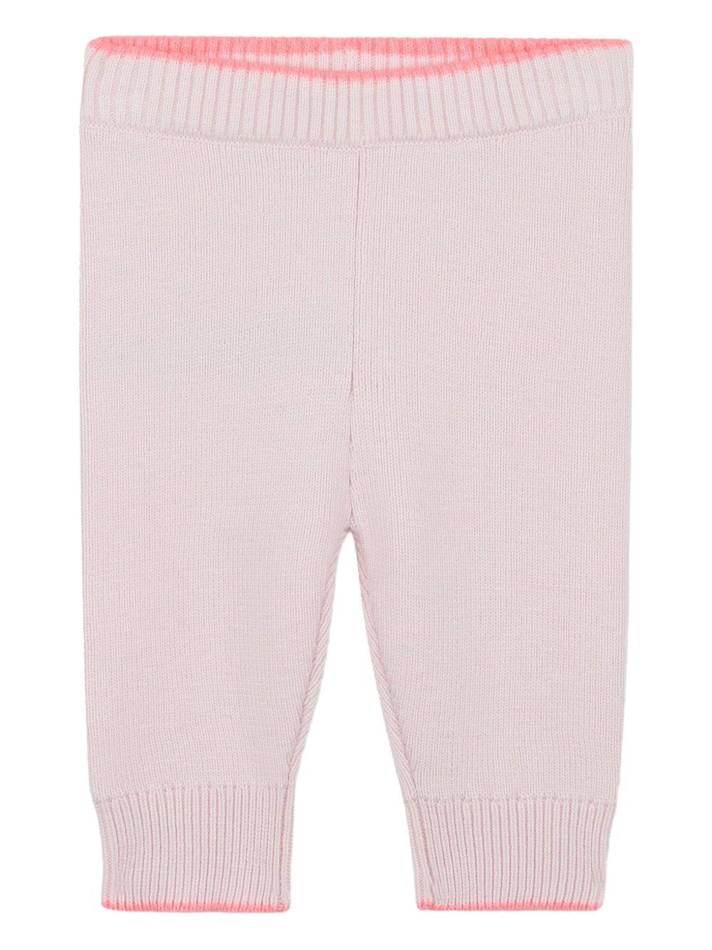 Set maglione e leggins per neonata Billieblush rosa con ricamo gatto - Rubino Kids