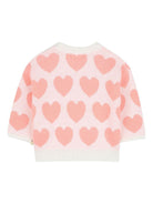 Set maglione e pantaloni per neonata Billieblush rosa con motivo a cuori - Rubino Kids