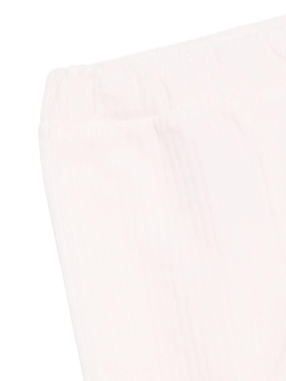 Set maglione e pantaloni per neonata Tartine Et Chocolat rosa con trama a coste - Rubino Kids