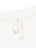 Set maglione e pantaloni per neonato Gensami Kids bianco con inserti grigi - Rubino Kids