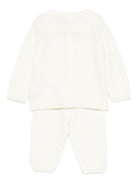 Set maglione e pantaloni per neonato Tartine Et Chocolate bianco con elastico in vita - Rubino Kids