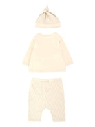Set per neonati Fendi Kids beige con stampa teddy - Rubino Kids