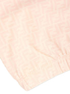 Set per neonati Fendi Kids rosa con motivo FF - Rubino Kids