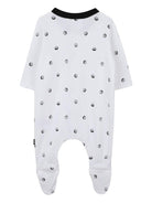 Set quattro pezzi tutine e cappelli BOSS Kids bianco con dettaglio con logo metallico - Rubino Kids