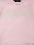 Set sportivo per neonata John Richmond Junior rosa con felpa con logo - Rubino Kids