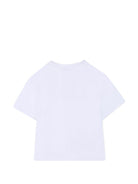 Set t-shirt con shorts per neonato Boss Kids bianco con motivo a righe - Rubino Kids