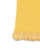 Set t-shirt e gonna Elisabetta Franchi La Mia Bambina giallo con dettagli ruches - Rubino Kids