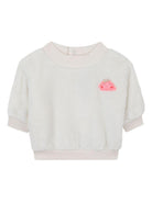 Set T-shirt e pantaloni per neonata Billieblush bianco con stampa a cuori - Rubino Kids