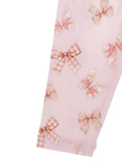 Set t-shirt e pantaloni per neonata Monnalisa bianco con stampa - Rubino Kids