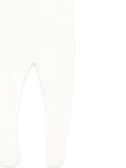 Set t-shirt e pantaloni per neonata Paz Rodríguez bianco con bordi in pizzo - Rubino Kids