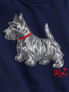 Set t-shirt e pantaloni per neonata Polo Ralph Lauren Kids blu con stampa tartan - Rubino Kids