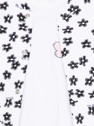 Set t-shirt e pantaloni per neonata The Marc Jacobs Kids bianco con stampa floreale - Rubino Kids