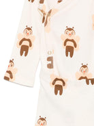 Set t-shirt e pantaloni per neonati Mini Rodini bianco con stampa grafica - Rubino Kids