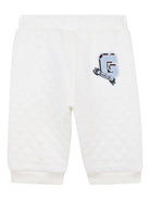 Set t-shirt e pantaloni per neonato Givenchy Kids blu con design con logo ricamato - Rubino Kids