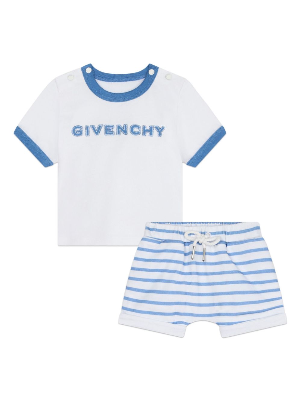Set T-shirt e shorts con applicazione - Rubino Kids